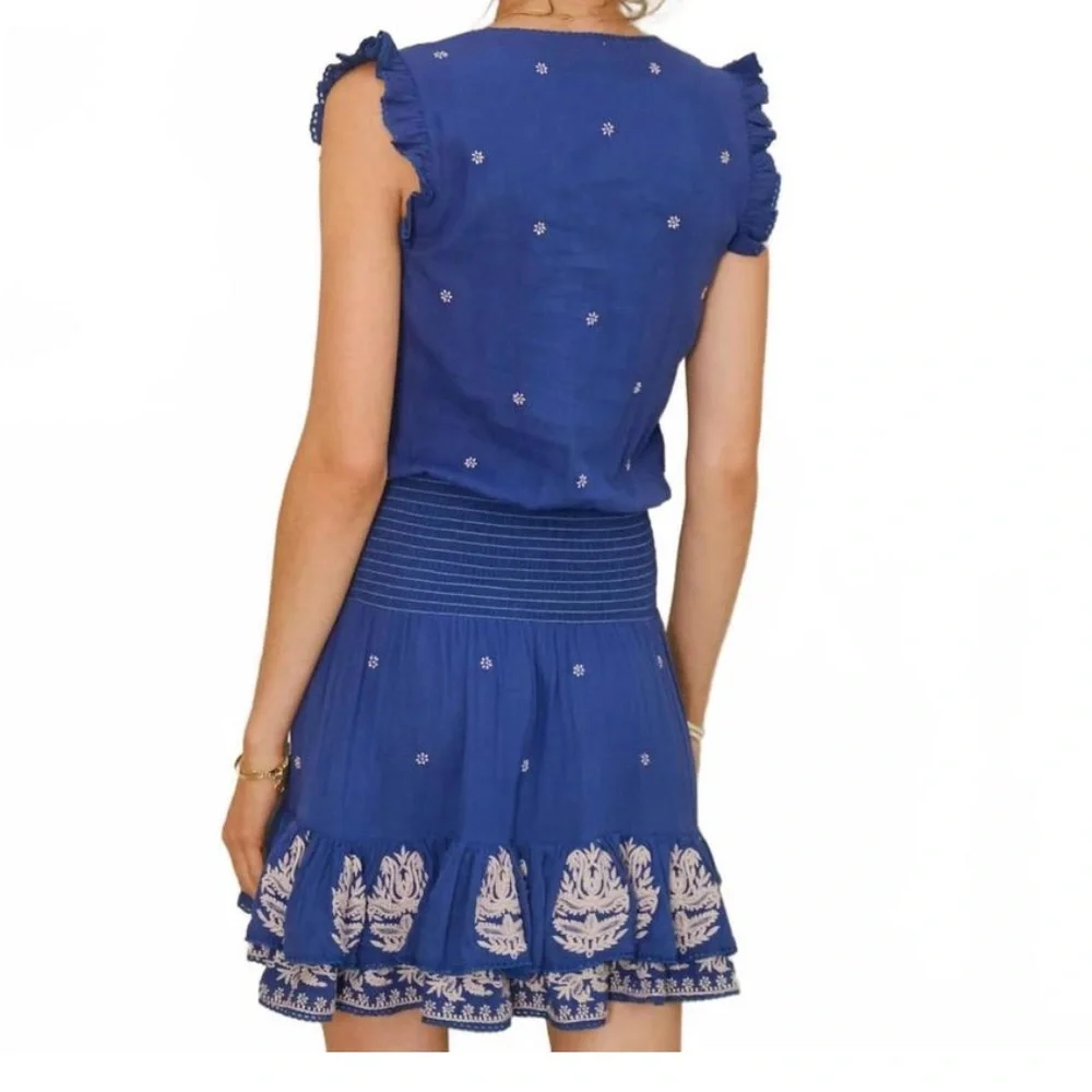 M.A.B.E. mina embroidered mini dress - Picture 4 of 5